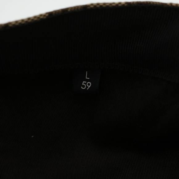 GUCCI GG Canvas Web Sherry Line Cap L Beige Red Green 200035 Auth ki2941 - Picture 9 of 10